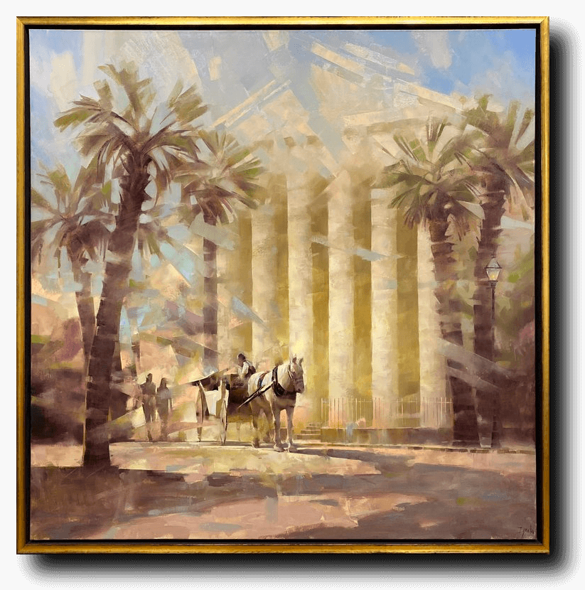 Morning Light on Meeting Street by Ignat Ignatov at LePrince Galleries